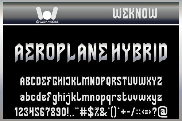 Aeroplane: A Techno-Sci-Fi Display Font for Digital Brand Impact