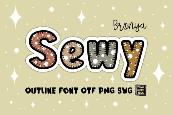 Bronya Sewy: A Playful Display Font for Scroll-Stopping Campaigns