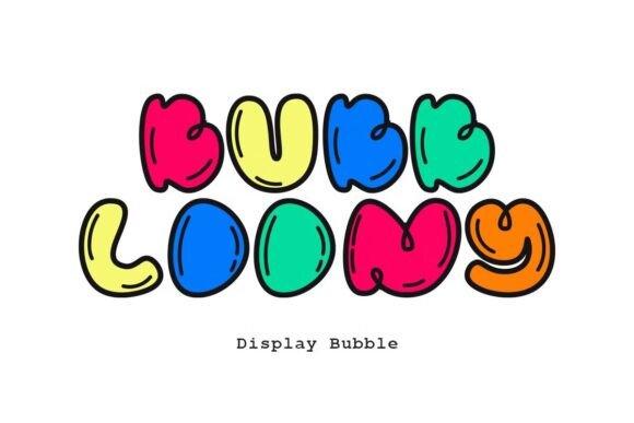 Bubbloony: A Playful Display Font That Invites Joy