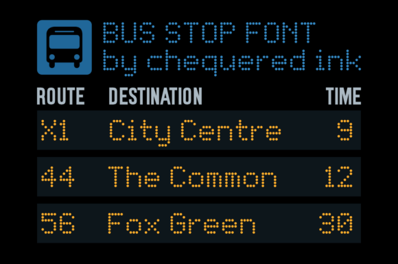Bus Stop: A Bold, Playful Display Font That Demands Attention