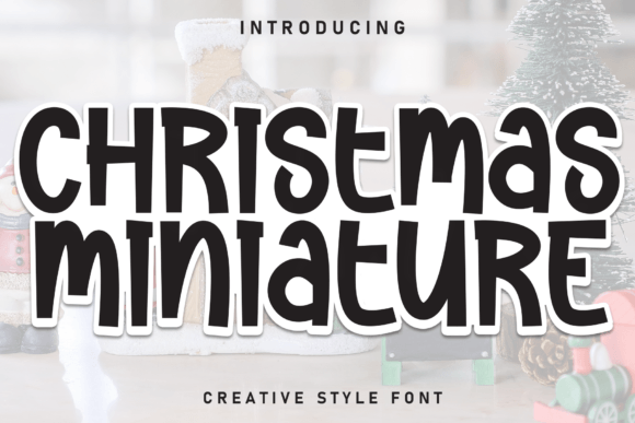 Christmas Miniature: A Festive Display Font for Holiday Web Projects