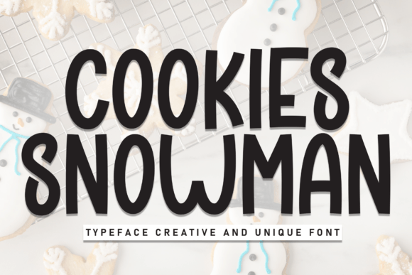 Cookies Snowman: A Playful Display Font for Warm, Human-Centered Web Design