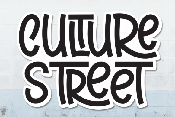 Culture Street: A Handwritten Display Font That Feels Like Home