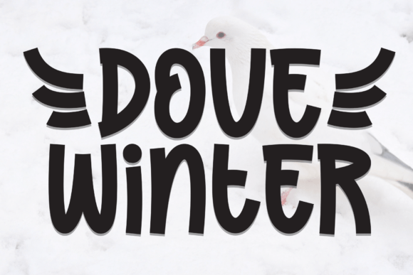 Dove Winter: A Playful Handwritten Display Font for Makers