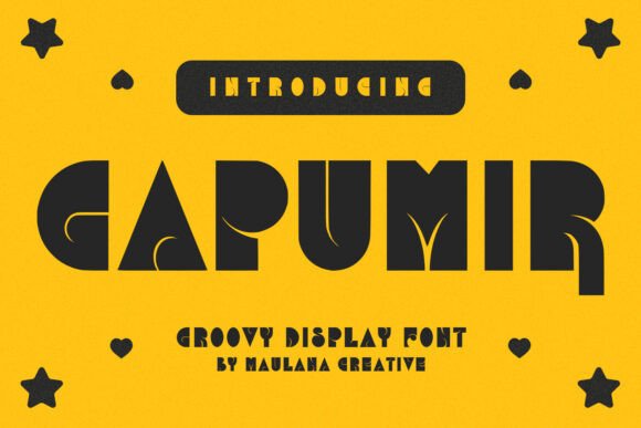Gapumir: A Display Font That Earns Its Space