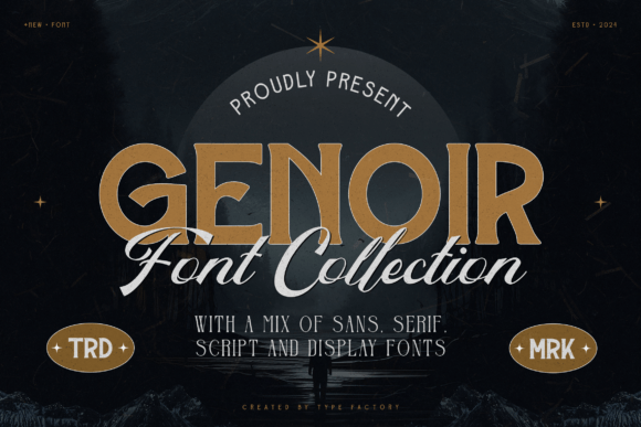 Genoir: A Vintage Display Font That Anchors Editorial Mood
