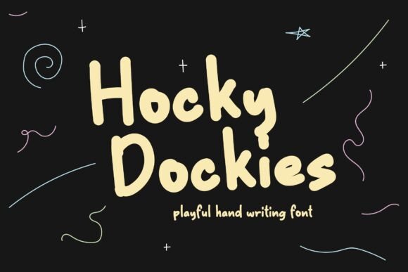 Hocky Dockies: A Playful Display Font for Lifestyle Brands
