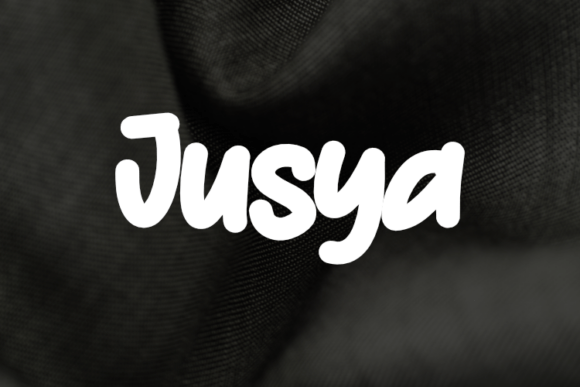 Jusya: A Display Font That Feels Like It Was Made for Real Branding