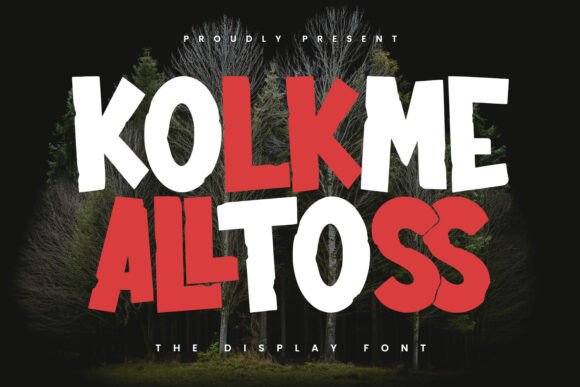 Kolkme Alltoss: A Display Font That Makes Your Brand Feel Magical