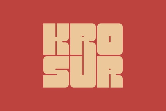 Krosur: A Confident Display Font for Modern Web Design