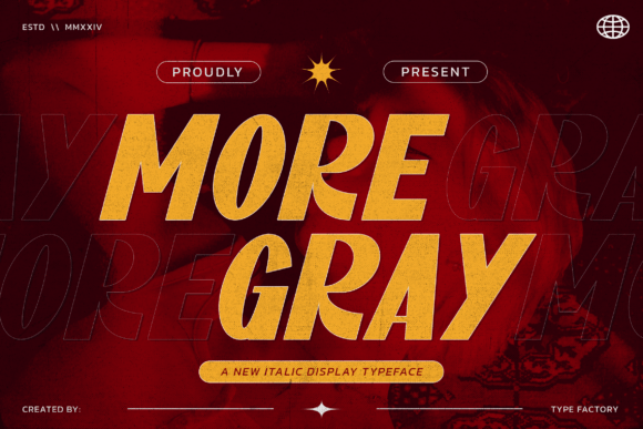 Moregray: A Display Typeface That Makes Your Headlines Move