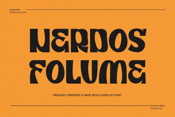 Nerdos Folume: A Thoughtful Display Typeface for Editorial Calm