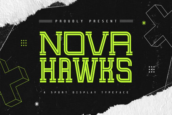 Nova Hawks: A Bold Display Typeface for Impactful Web Headlines