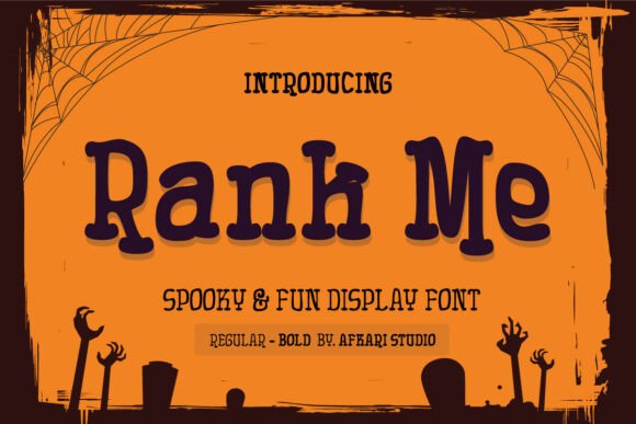 Rank Me: A Playful Display Font for Editorial Energy