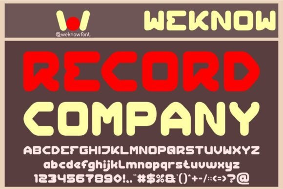 Record Company: A Display Font That Feels Like a Quiet Future