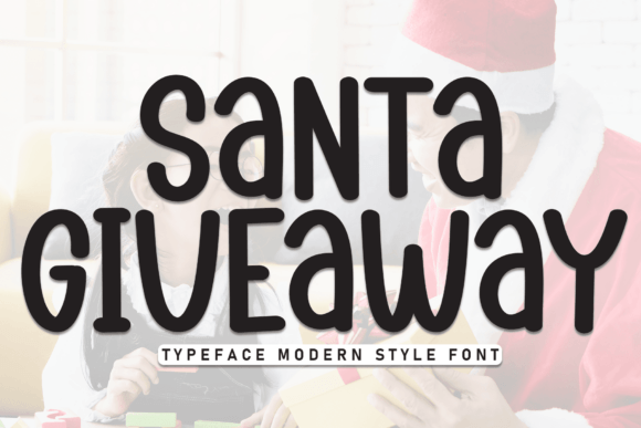 Santa Giveaway: A Cheerful Handwritten Font for Holiday Branding