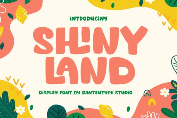 Shiny Land: A Bold Display Font for Modern Web Design