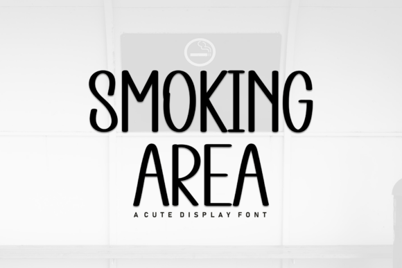 Smoking Area: A Handwritten Display Font That Feels Like a First Draft—In the Best Way