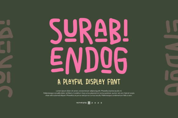 Surabi Endog: A Display Font That Elevates Your Brand Messaging