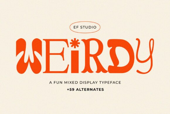 Weirdy: A Display Typeface That Makes Your Headlines Unmissable