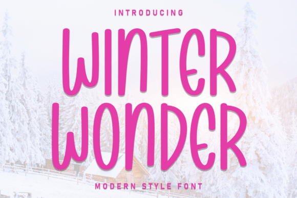 Winter Wonder: A Handwritten Display Font That Feels Like Snowfall